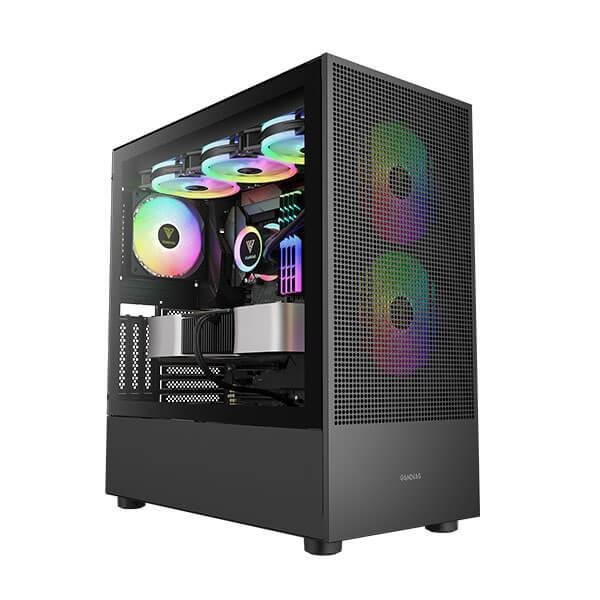 Gamdias Talos E3 Mesh Elite ARGB E ATX Mid Tower Cabinet Black