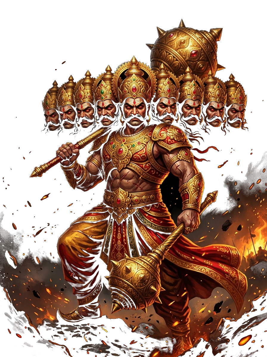 Ravana Ten Heads