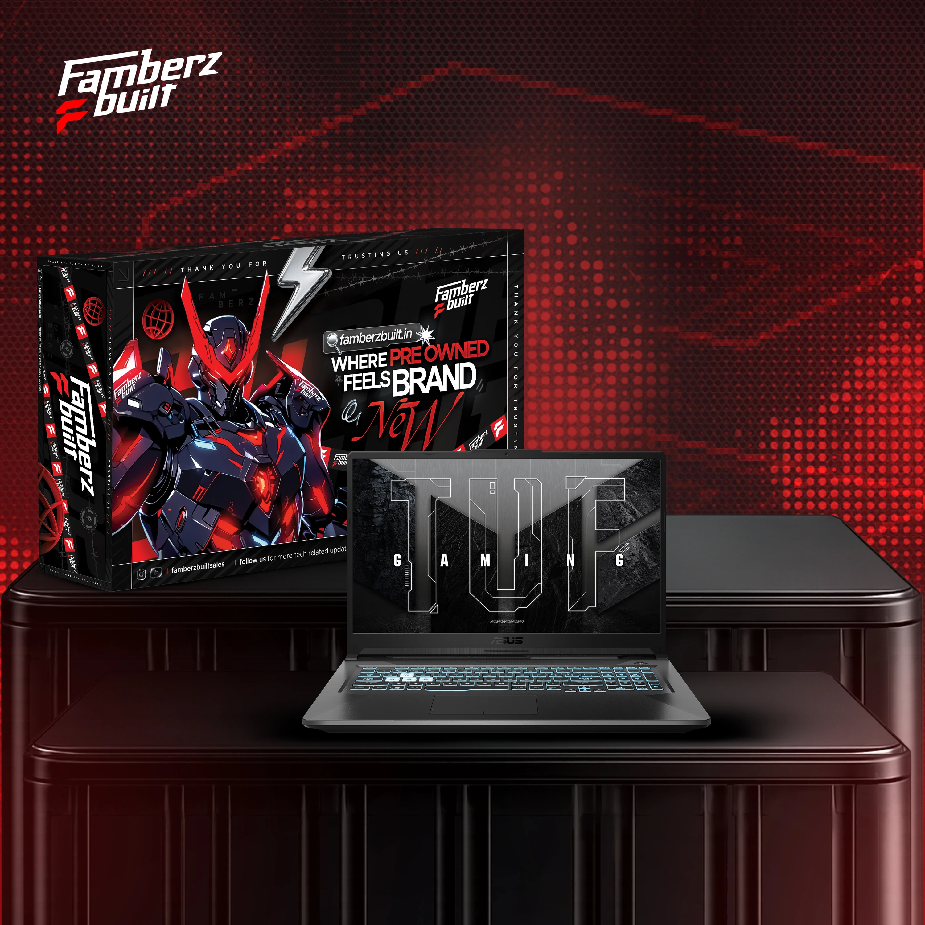 ASUS TUF Gaming F17 (Intel Core i5 12th Gen / 16GB RAM / 512GB SSD / RTX 3050 4GB) (Pre-Owned) 6 Months Warranty