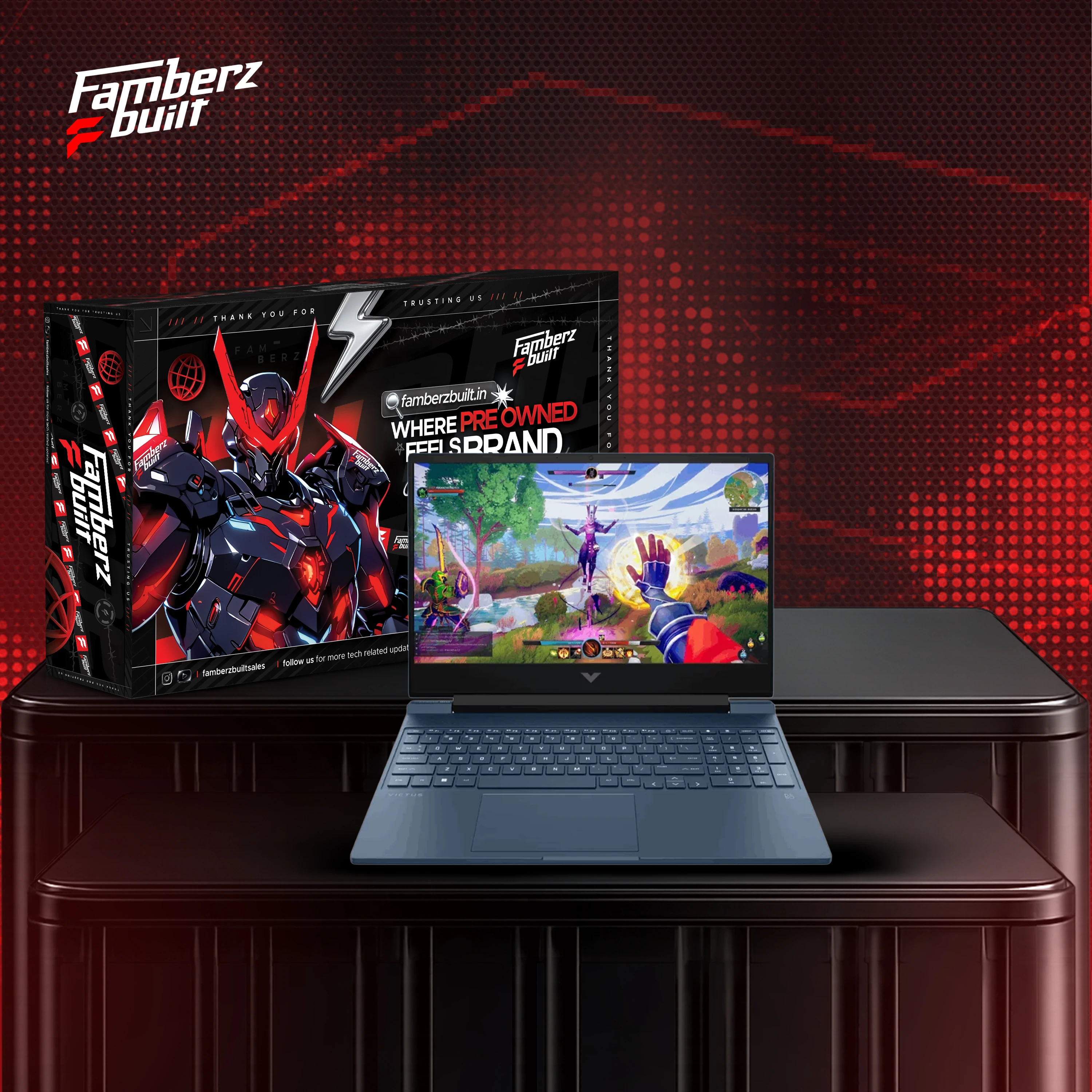 HP Victus Gaming Laptop (Intel Core i5 12th Gen / 16GB RAM / 512GB SSD / GTX 1650 4GB) (Pre-Owned) 12 Months Warranty