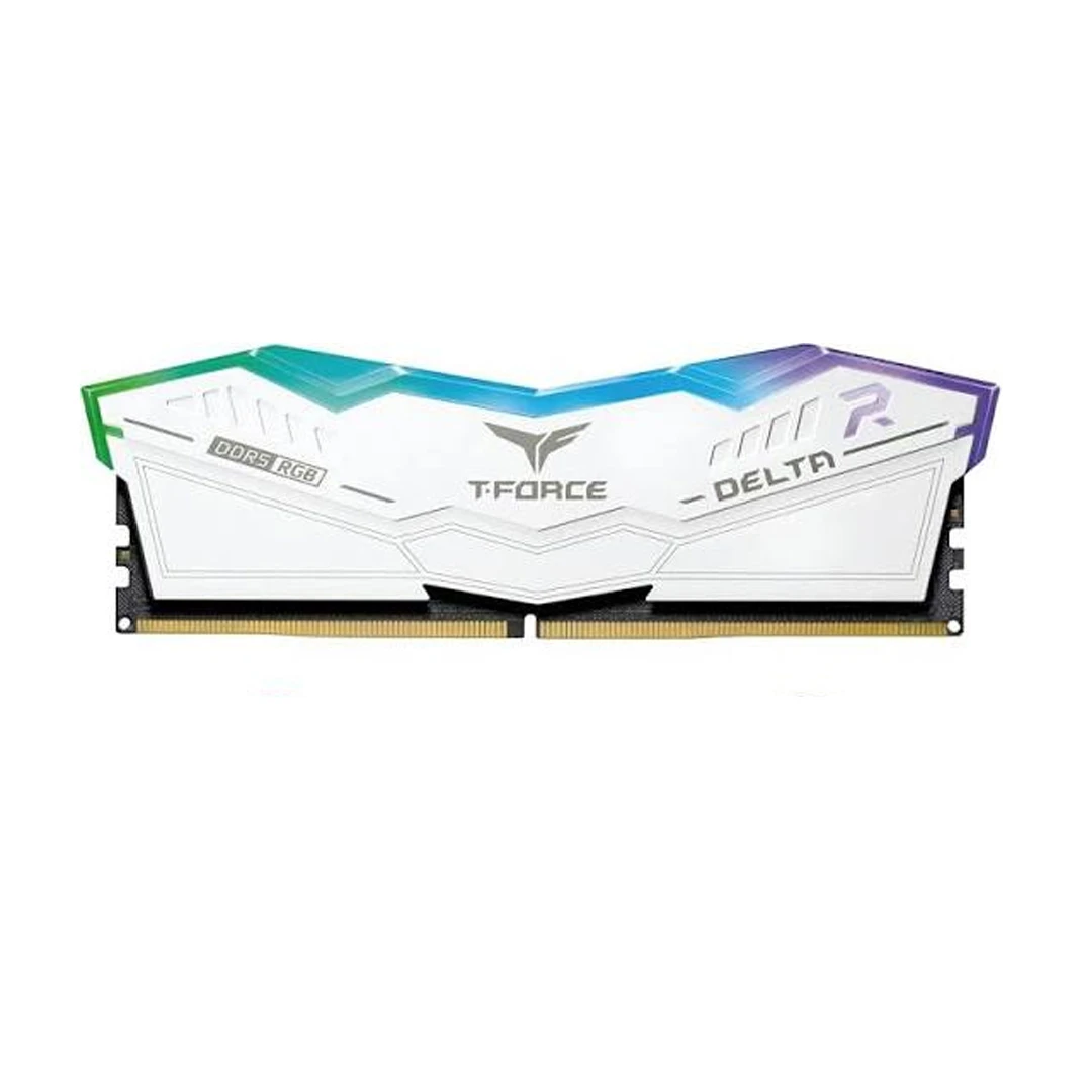 TeamGroup T-Force Delta RGB 32GB (16GBx2) DDR5 CL30 6000MHz (White)