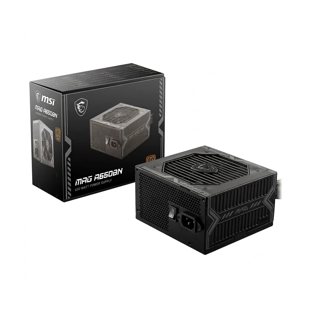 MSI MAG A650BN 650 Watt 80 Plus Bronze