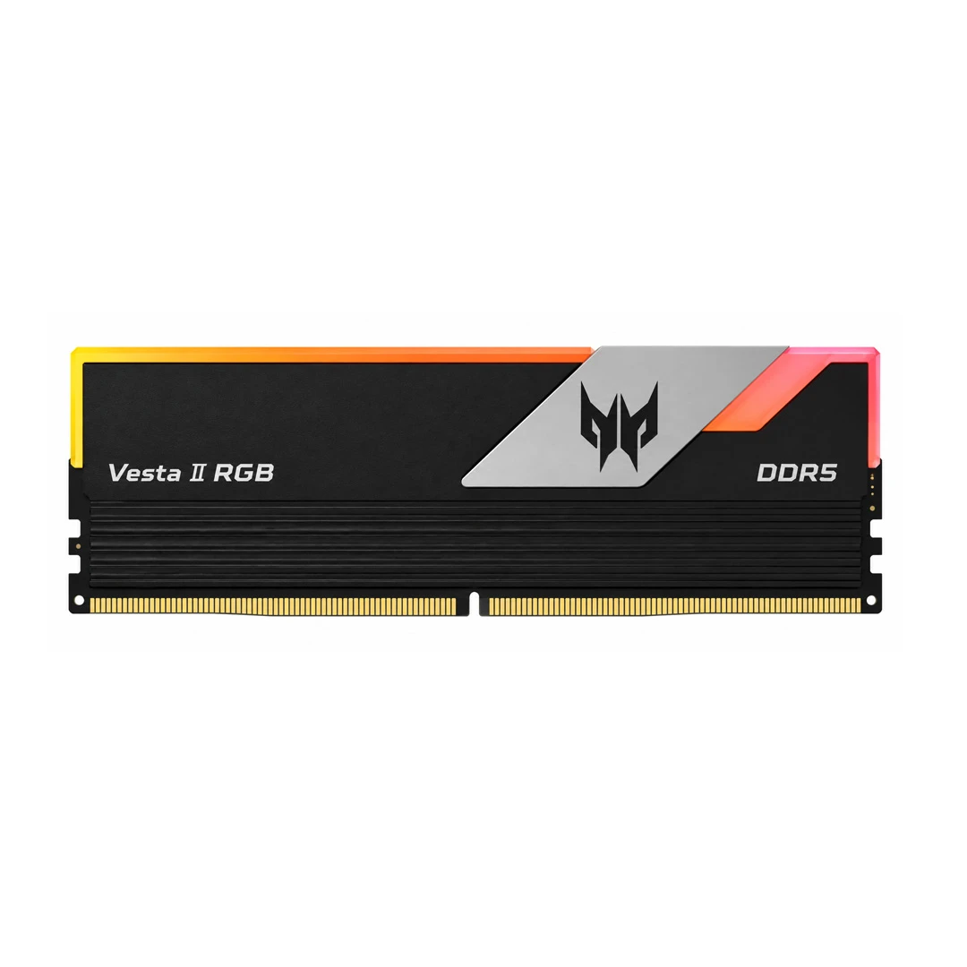 Acer Predator Vesta II RGB 32GB (16GBx2) DDR5 CL36 6000MHz (Black) Acer Predator Vesta II RGB 32GB (16GBx2) DDR5 CL36 6000MHz (Black)