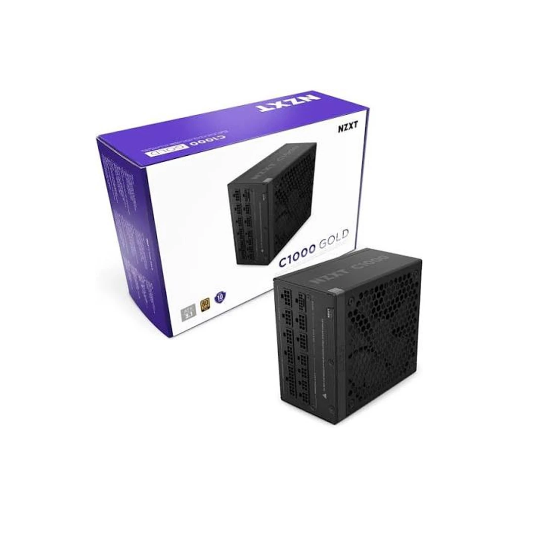 NZXT C1000 ATX 3.1 1000 Watts 80 Plus Gold Fully Modular Power Supply