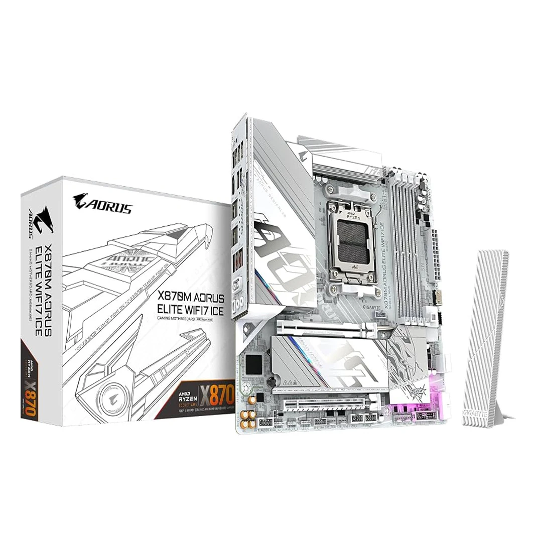 Gigabyte X870M Aorus Elite WIFI7 ICE Motherboard