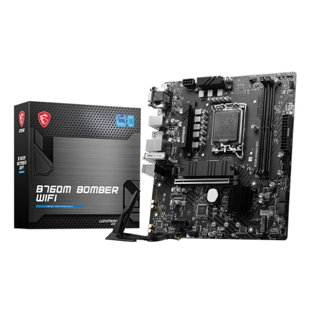 MSI B760M Bomber WIFI DDR4 Motherboard