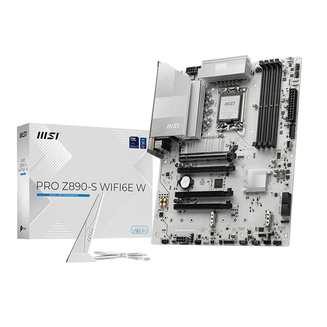 MSI PRO Z890-S WIFI6E W Motherboard (White)