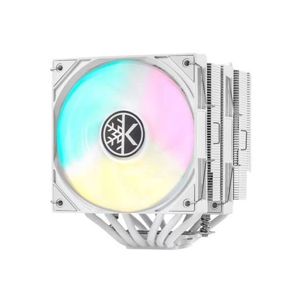 KingCool Iron Wind ARGB Air Cooler (White)