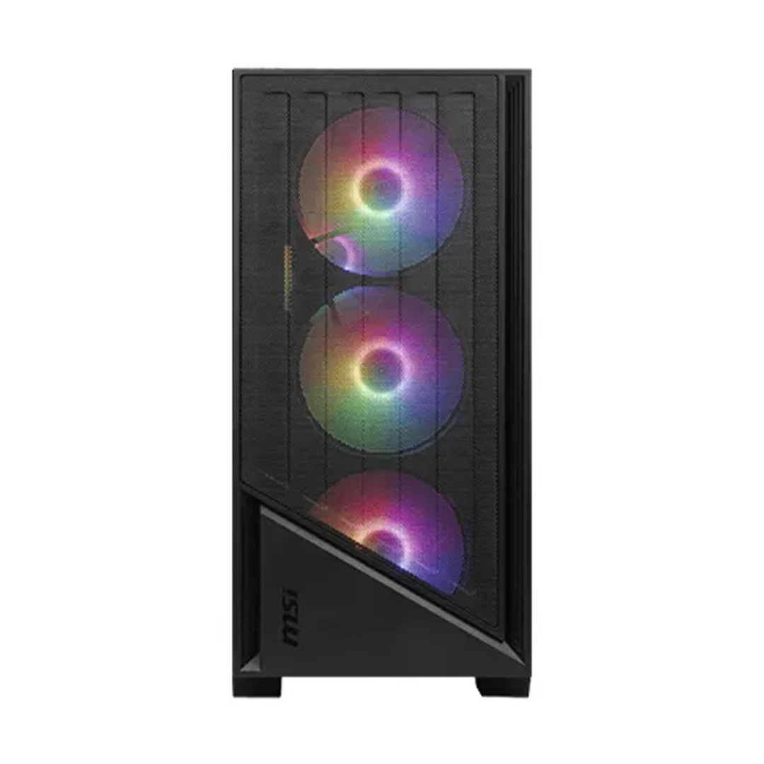 MSI PRO FORGE M051A, 4 Auto-RGB Fans, M-ATX Mini-Tower Cabinet (Black)