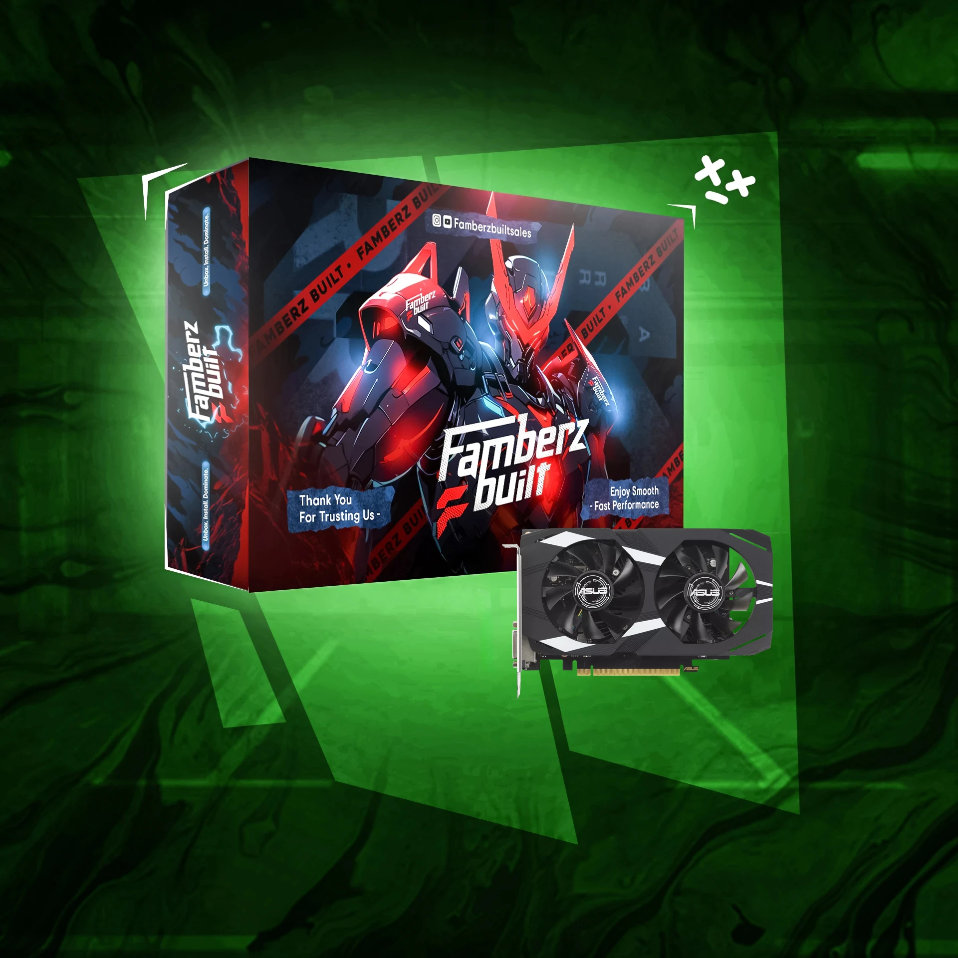 ASUS GeForce RTX 3050 6GB Graphics Card (Open Box) – 3 Years Warranty