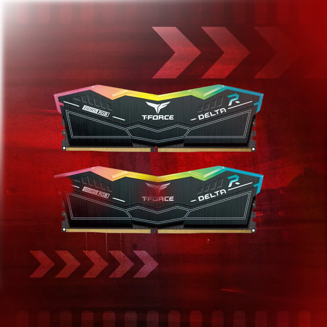 TEAMGROUP T-Force Delta RGB DDR5 (16GBx2) 5200MHz (OPEN BOX)  3 YRS warranty