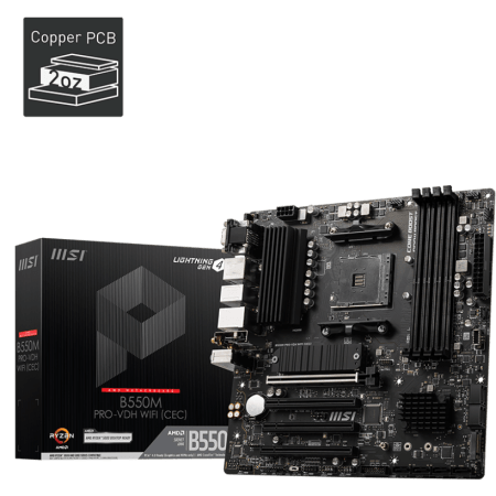 MSI B550M PRO-VDH WIFI Motherboard