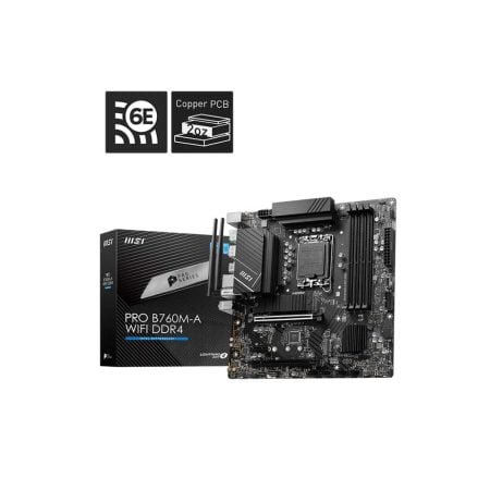 MSI Pro B760M-A WIFI DDR4 Motherboard