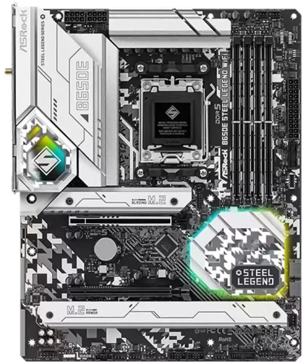 ASRock B650E Steel Legend WIFI Motherboard - Image 2