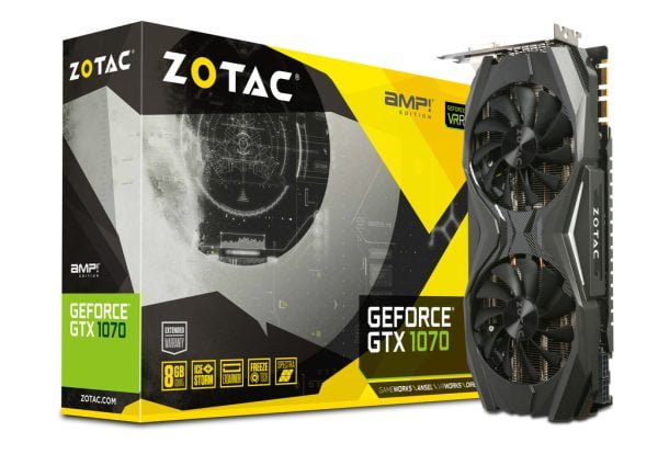 ZOTAC GeForce® GTX 1070 AMP Edition(PREOWNED) 6 MONTHS WARRANTY