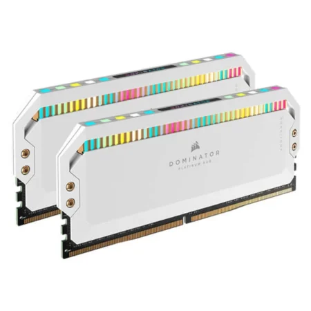 Corsair Dominator Platinum RGB DDR5 32GB (16GBx2) 5600MHz RAM (White)