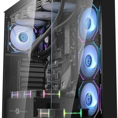 Defender ZX1 Mid- Tower Computer Case Gaming Cabinet - Black