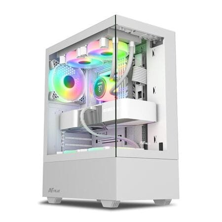 Ant Value CV100 Mid-Tower Computer Case/Gaming Cabinet – White