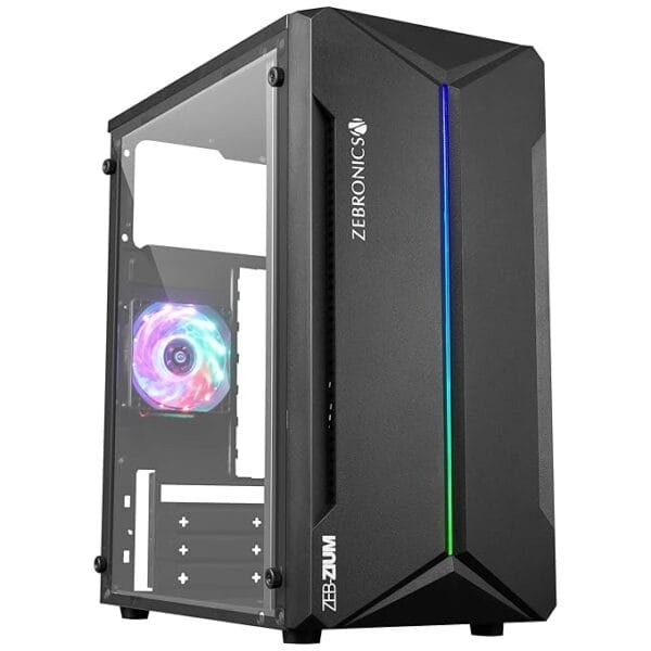 ZEBRONICS ZIUM Mid-Tower Gaming Cabinet