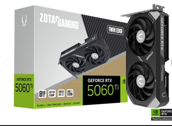 ZOTAC GAMING GeForce RTX 5060 Ti 8GB Twin Edge(Preowned) Complete 5 Years warranty
